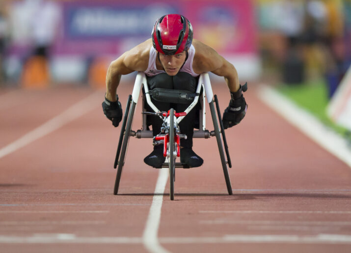 Fabian Blum rollt an der EM in Berlin mit dem Rollstuhl zu EM-Bronze über 1500m
